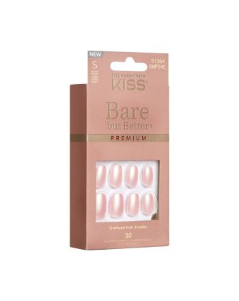 Kiss Bare-But-Better Premium Nails - Mocha