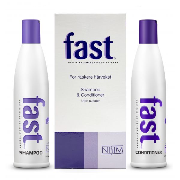 NISIM FAST shampoo & conditioner 2X300 ml